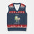Funny Office Frog V-Neck Knit Sweater Vest I Hate Mondays TS12 Navy Red Print Your Wear