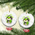 Funny Frog Playing Video Game Gift Ceramic Ornament TS12 1pc White Marble Print Your Wear