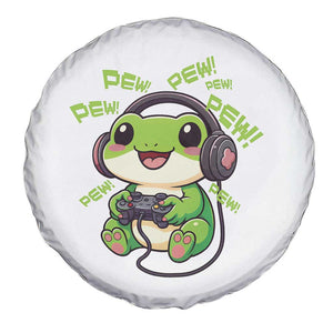 Funny Frog Playing Video Game Gift Spare Tire Cover TS12 Print Your Wear