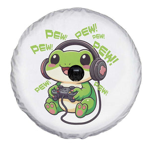 Funny Frog Playing Video Game Gift Spare Tire Cover TS12 Print Your Wear