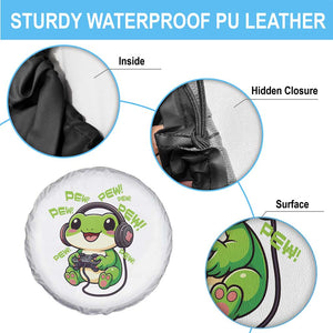 Funny Frog Playing Video Game Gift Spare Tire Cover TS12 Print Your Wear