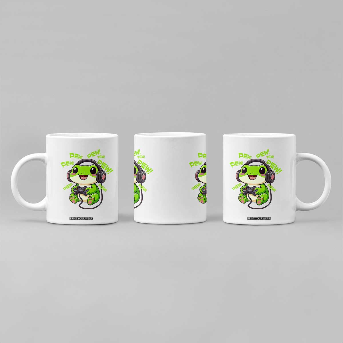 Funny Frog Playing Video Game Gift Coffee Mug TS12 Print Your Wear