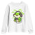 Funny Frog Playing Video Game Gift Youth Sweatshirt TS12 White Print Your Wear