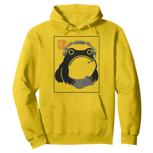 Grumpy Frog Gamer Japanese Ink Painting Hoodie TS12 Daisy Print Your Wear