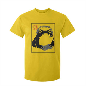Grumpy Frog Gamer Japanese Ink Painting T Shirt For Kid TS12 Daisy Print Your Wear