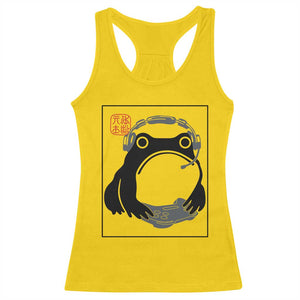 Grumpy Frog Gamer Japanese Ink Painting Racerback Tank Top TS12 Daisy Print Your Wear