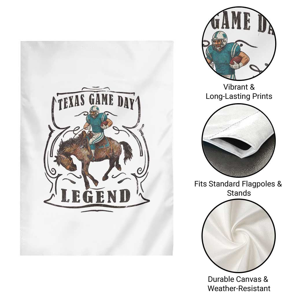 TX Game Day Legend Garden Flag Funny CFF TS12 Print Your Wear