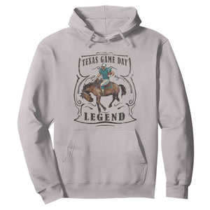 Texas Game Day Legend Hoodie Funny Football Cowboy TS12 Ice Gray Print Your Wear