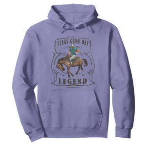 Texas Game Day Legend Hoodie Funny Football Cowboy TS12 Violet Print Your Wear