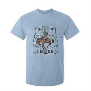 TX Game Day Legend T Shirt For Kid Funny CFF TS12 Light Blue Print Your Wear
