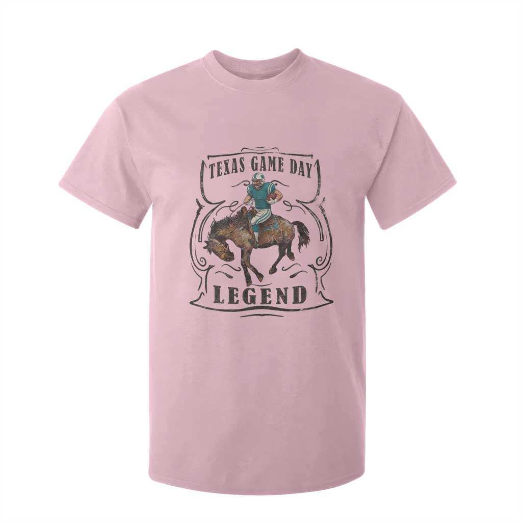 TX Game Day Legend T Shirt For Kid Funny CFF TS12 Light Pink Print Your Wear