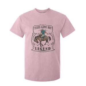 Texas Game Day Legend T Shirt For Kid Funny Football Cowboy TS12 Light Pink Print Your Wear