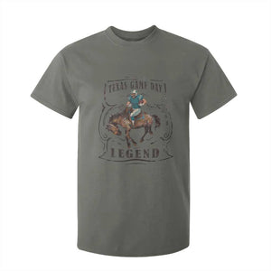 TX Game Day Legend T Shirt For Kid Funny CFF TS12 Military Green Print Your Wear