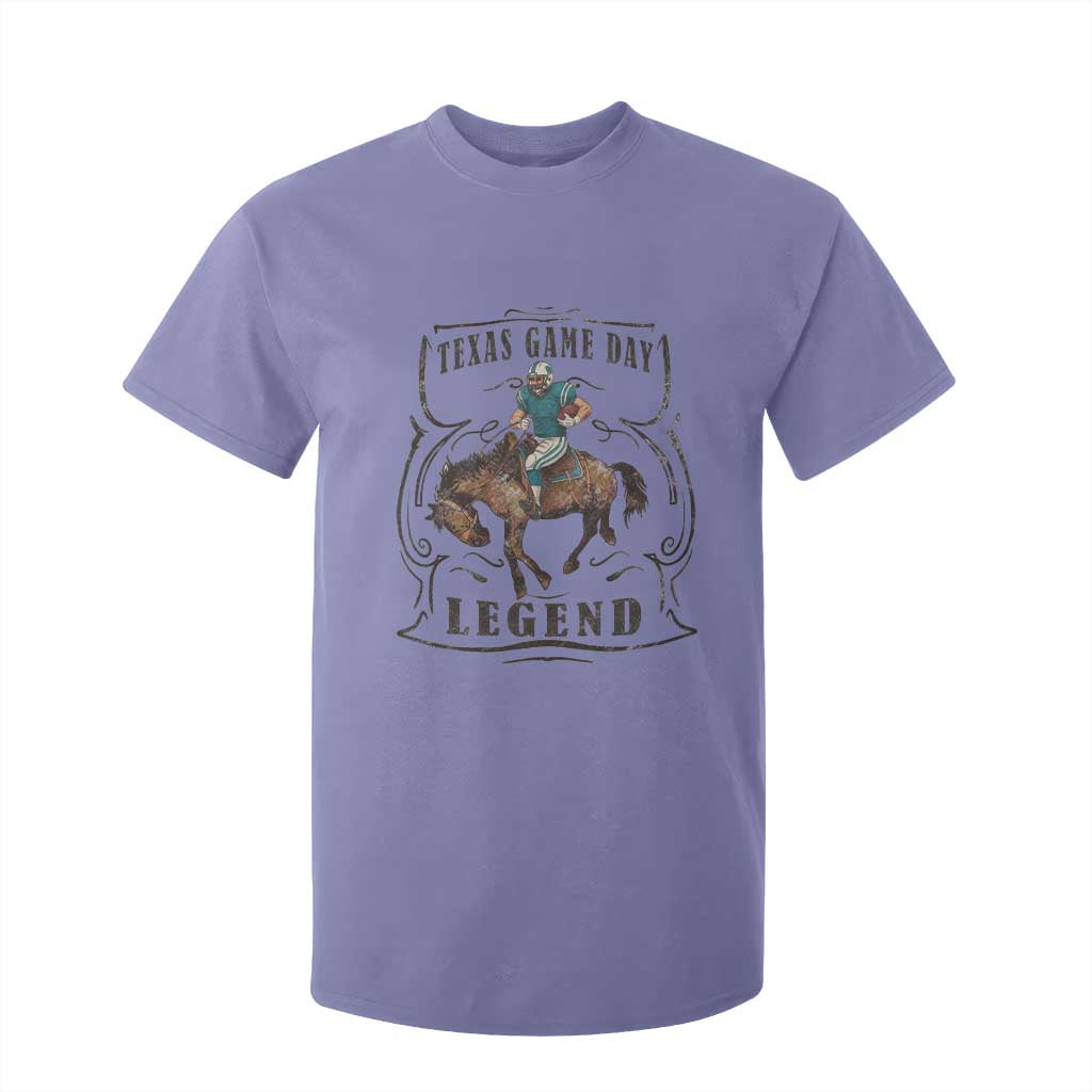 TX Game Day Legend T Shirt For Kid Funny CFF TS12 Violet Print Your Wear