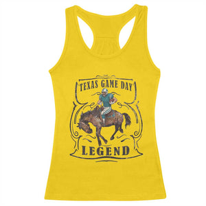 Texas Game Day Legend Racerback Tank Top Funny Football Cowboy - Print Your Wear