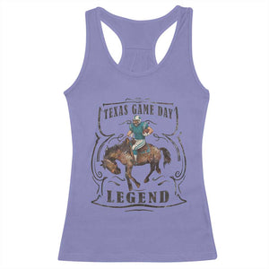 TX Game Day Legend Racerback Tank Top Funny CFF TS12 Violet Print Your Wear