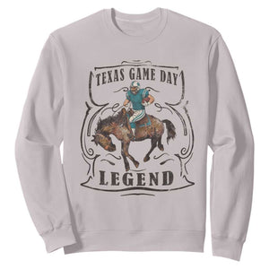 Texas Game Day Legend Sweatshirt Funny Football Cowboy - Print Your Wear