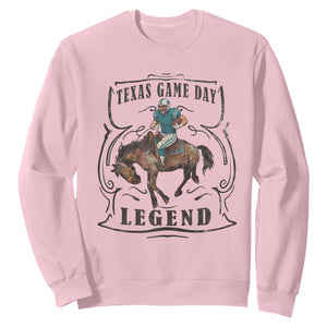 Texas Game Day Legend Sweatshirt Funny Football Cowboy - Print Your Wear