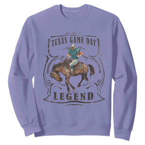 Texas Game Day Legend Sweatshirt Funny Football Cowboy - Print Your Wear
