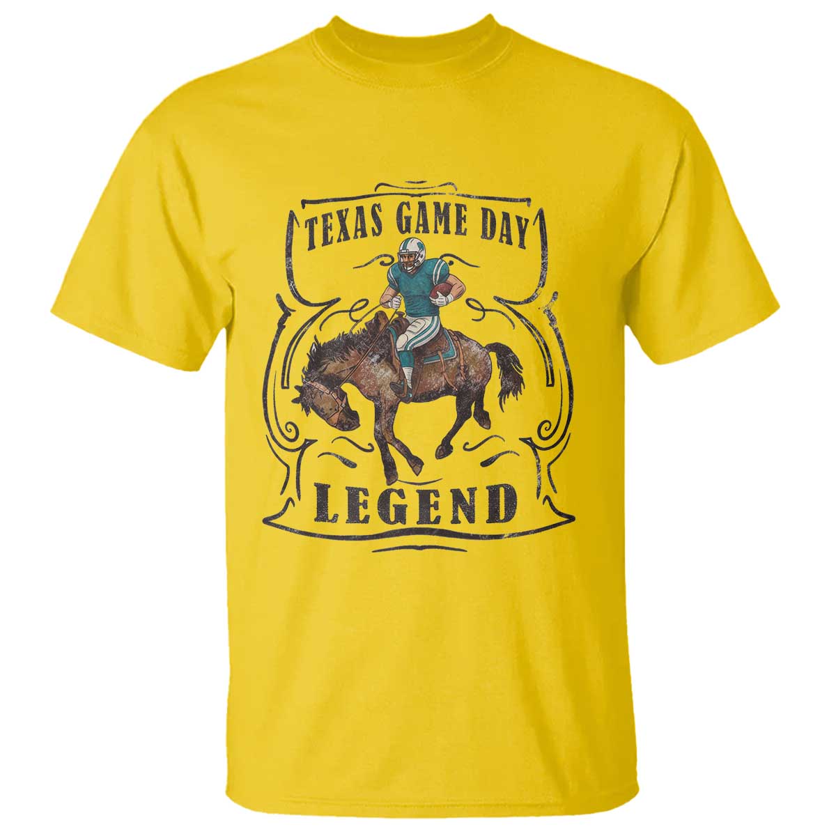 TX Game Day Legend T Shirt Funny CFF TS12 Daisy Print Your Wear