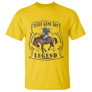 Texas Game Day Legend T Shirt Funny Football Cowboy TS12 Daisy Print Your Wear
