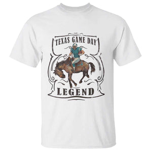 TX Game Day Legend T Shirt Funny CFF TS12 White Print Your Wear