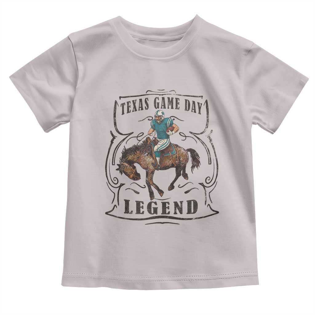 TX Game Day Legend Toddler T Shirt Funny CFF TS12 Ice Gray Print Your Wear