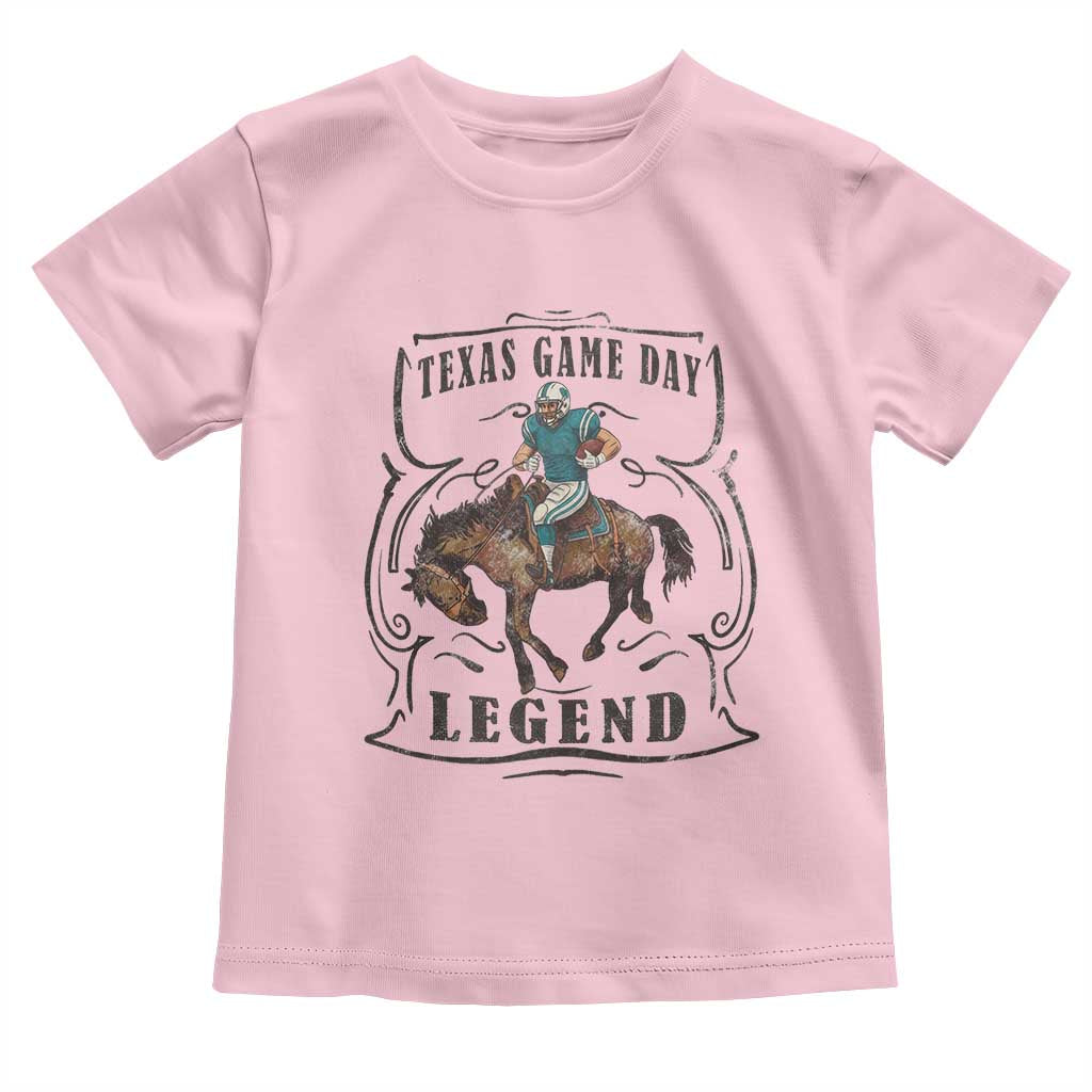 TX Game Day Legend Toddler T Shirt Funny CFF TS12 Light Pink Print Your Wear