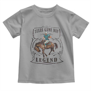 Texas Game Day Legend Toddler T Shirt Funny Football Cowboy TS12 Sport Gray Print Your Wear