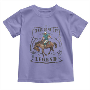 Texas Game Day Legend Toddler T Shirt Funny Football Cowboy TS12 Violet Print Your Wear