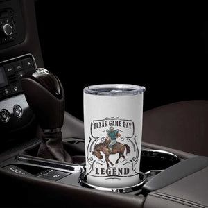 Texas Game Day Legend Tumbler Cup Funny Football Cowboy - Print Your Wear
