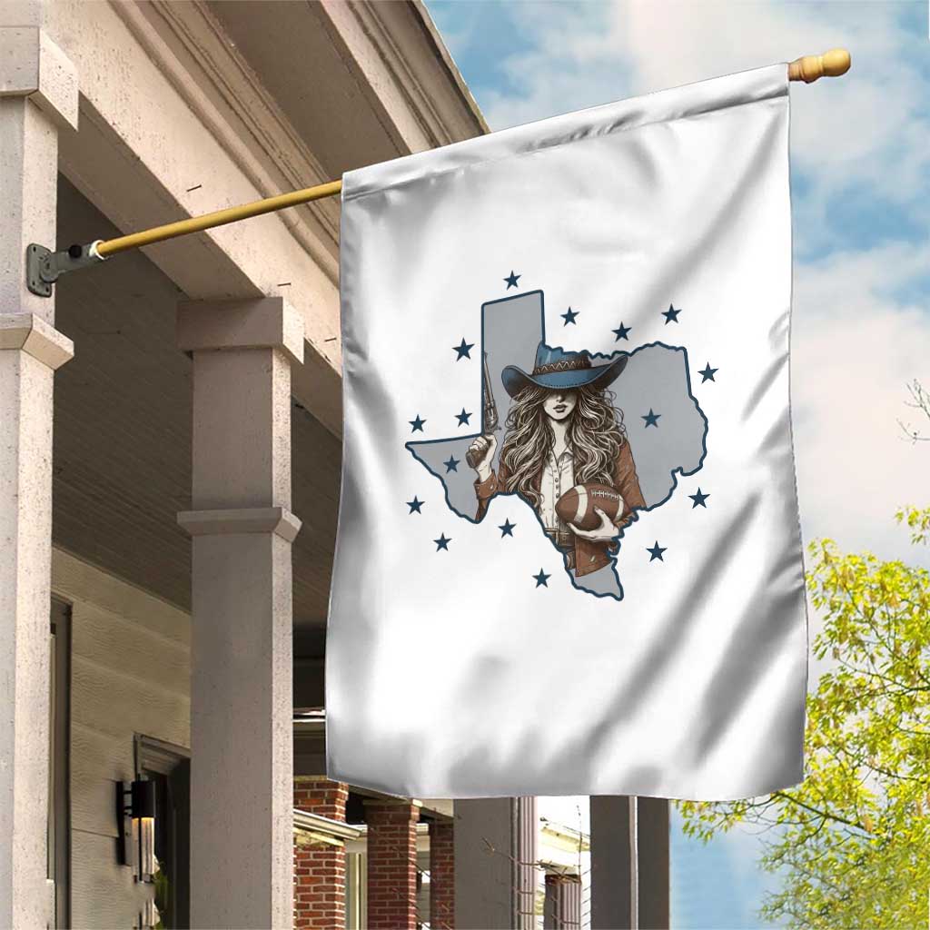 Funny TX Cowgirl Garden Flag Football Lover Gift TS12 Print Your Wear