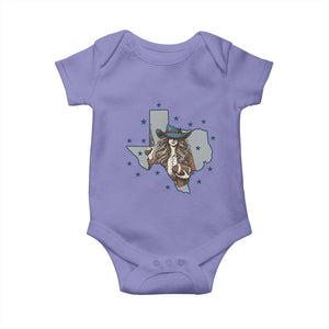 Funny Texas Cowgirl Baby Onesie Football Lover Gift TS12 Violet Print Your Wear