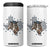 Funny Texas Cowgirl 4 in 1 Can Cooler Tumbler Football Lover Gift TS12 One Size: 16 oz White Print Your Wear
