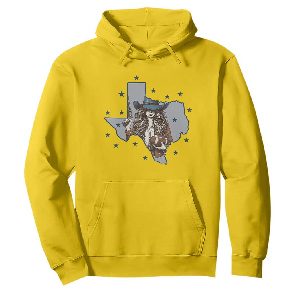 Funny TX Cowgirl Hoodie Football Lover Gift TS12 Daisy Print Your Wear