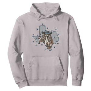 Funny Texas Cowgirl Hoodie Football Lover Gift TS12 Ice Gray Print Your Wear