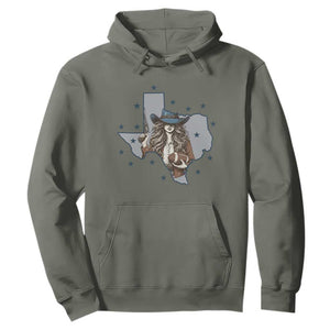 Funny TX Cowgirl Hoodie Football Lover Gift TS12 Military Green Print Your Wear