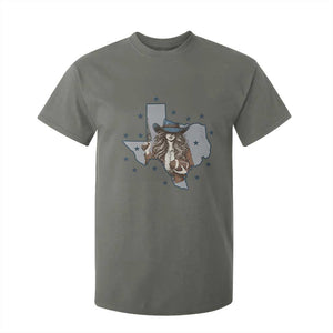 Funny Texas Cowgirl T Shirt For Kid Football Lover Gift TS12 Military Green Print Your Wear