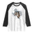 Funny Texas Cowgirl Raglan Shirt Football Lover Gift TS12 White Black Print Your Wear
