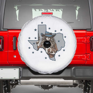 Funny TX Cowgirl Spare Tire Cover Football Lover Gift TS12 White Print Your Wear