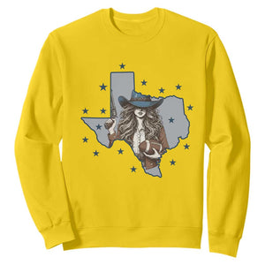 Funny Texas Cowgirl Sweatshirt Football Lover Gift - Print Your Wear