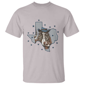 Funny Texas Cowgirl T Shirt Football Lover Gift TS12 Ice Gray Print Your Wear