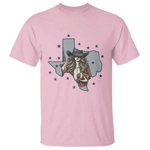 Funny Texas Cowgirl T Shirt Football Lover Gift TS12 Light Pink Print Your Wear