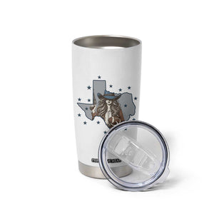 Funny Texas Cowgirl Tumbler Cup Football Lover Gift - Print Your Wear