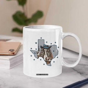 Funny TX Cowgirl Coffee Mug Football Lover Gift TS12 Print Your Wear