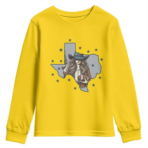 Funny Texas Cowgirl Youth Sweatshirt Football Lover Gift TS12 Daisy Print Your Wear