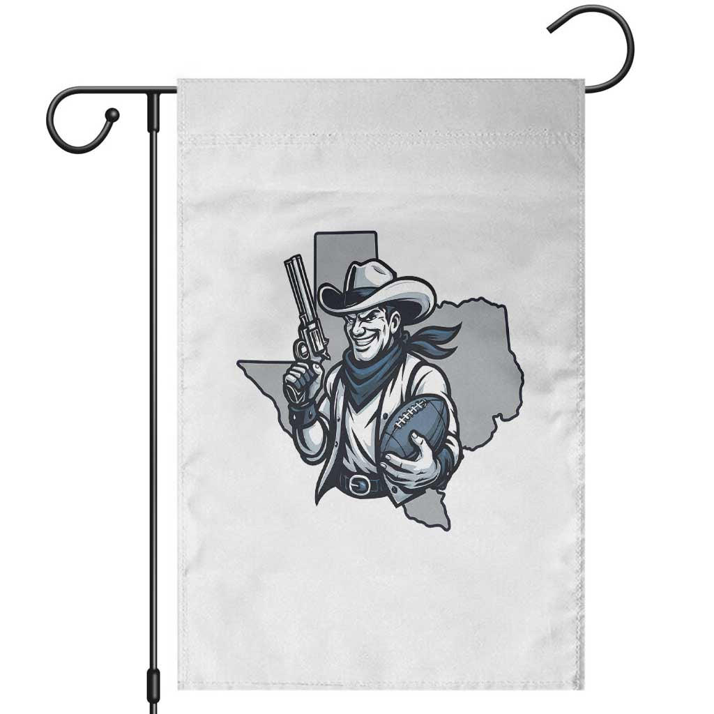 Funny Texas Cowboy Garden Flag Football Lover Gift TS12 White Print Your Wear
