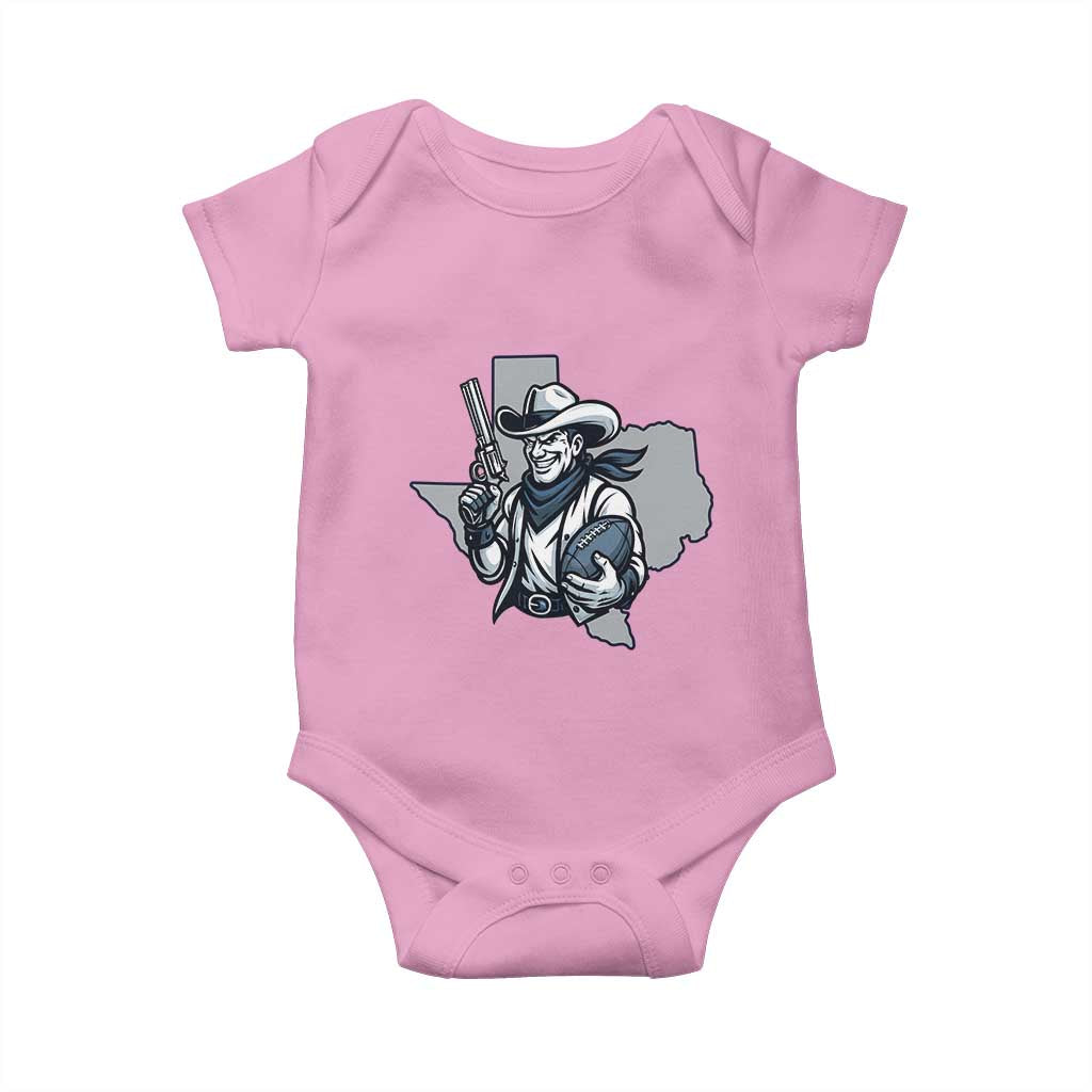 Funny TXF Football Lover Gift Baby Onesie TS12 Light Pink Print Your Wear
