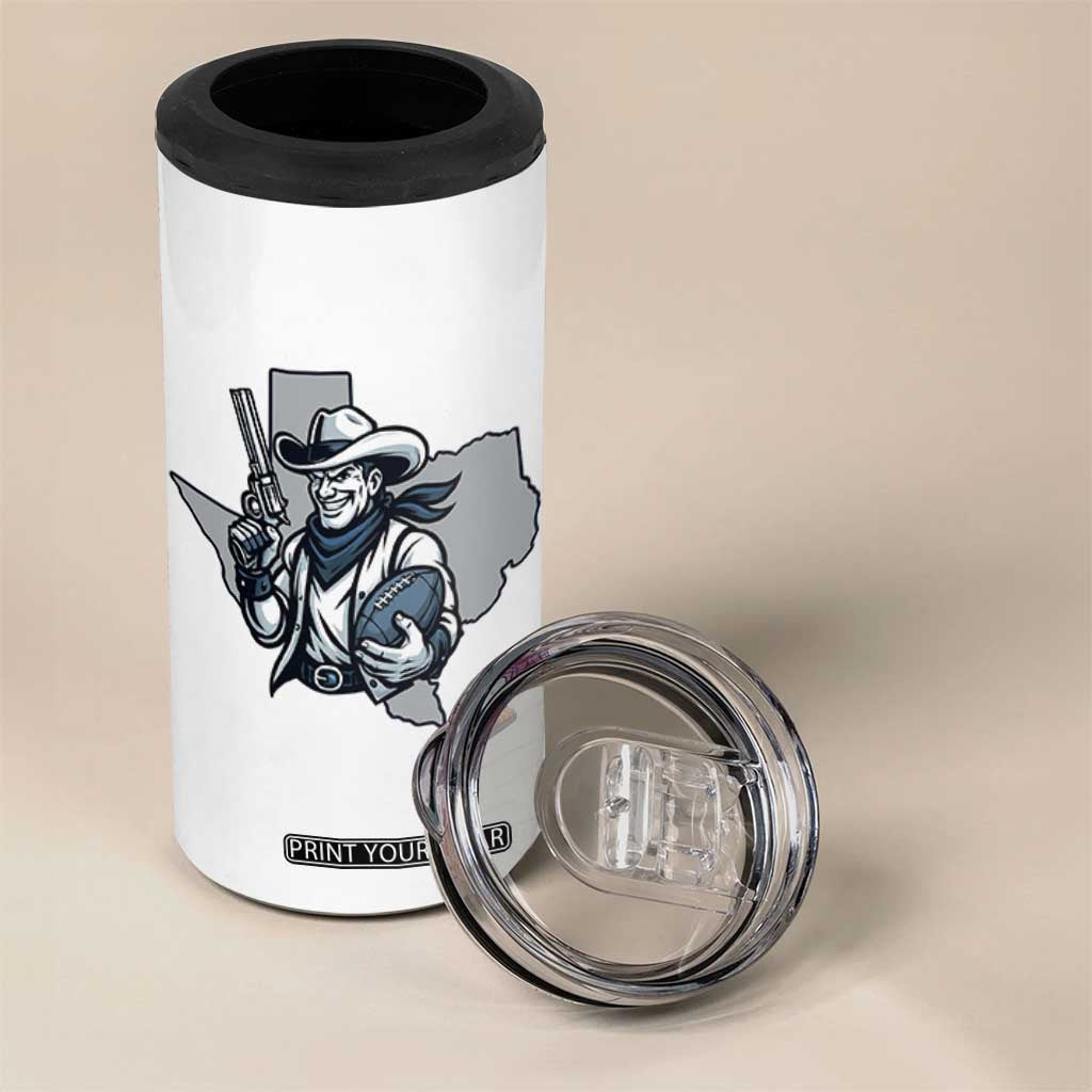 Funny TXF Football Lover Gift 4 in 1 Can Cooler Tumbler TS12 Print Your Wear