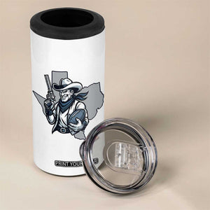 Funny Texas Cowboy 4 in 1 Can Cooler Tumbler Football Lover Gift TS12 Print Your Wear